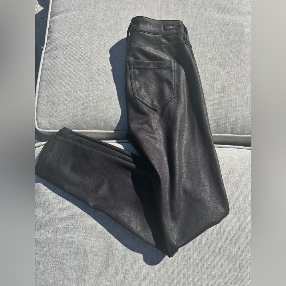 Liverpool Los Angeles Coated Skinny Jeans Black Size 0/25